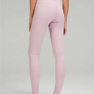 Lululemon Athletica Pink High-Waisted Leggings